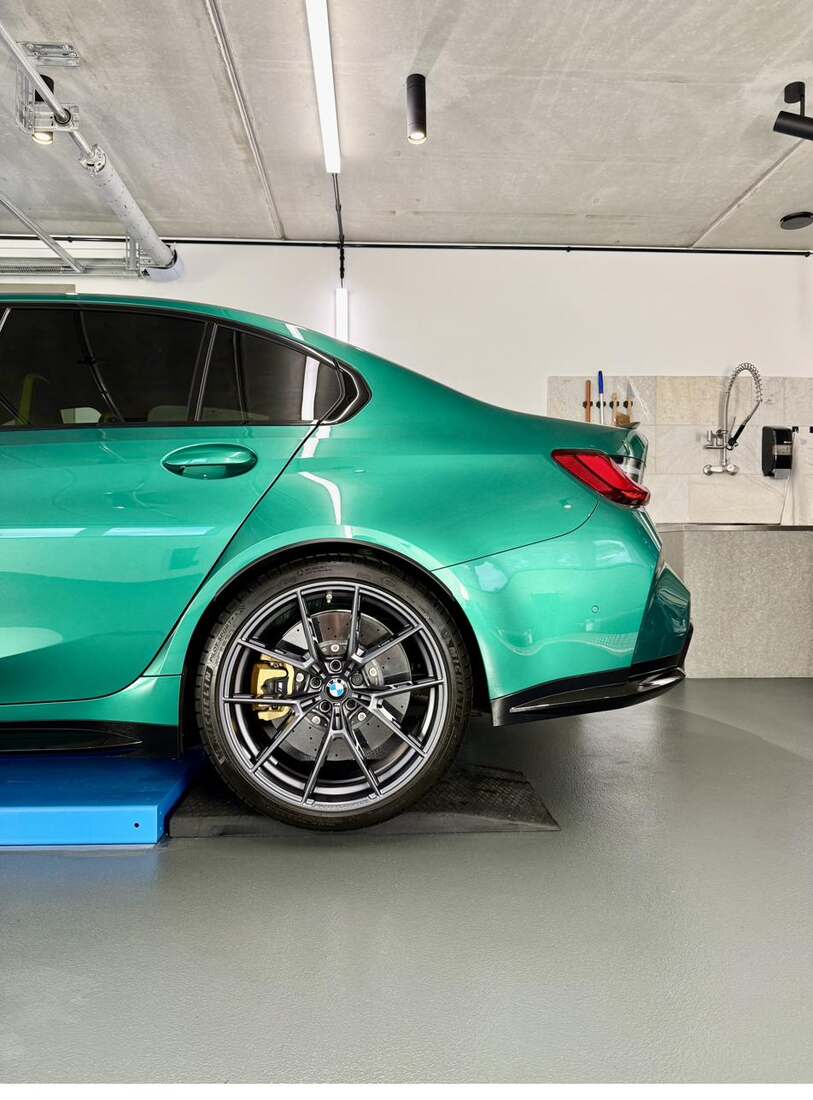 BMW M3 in Grün
